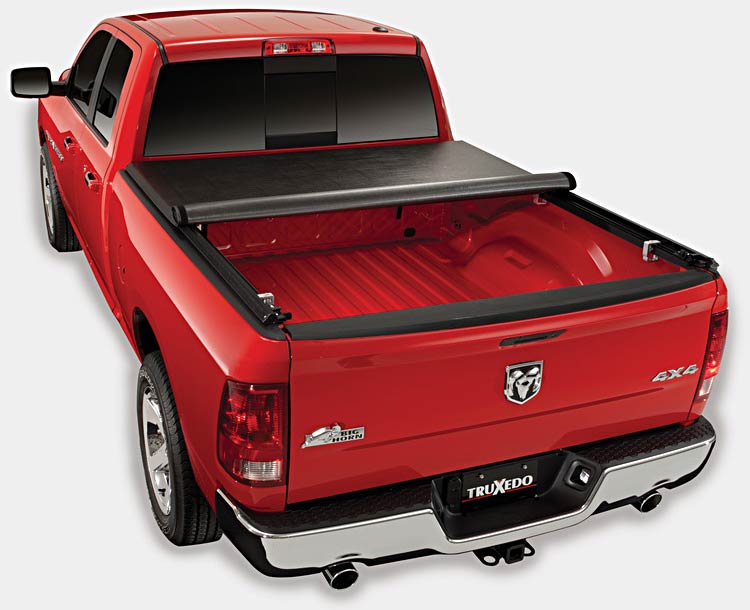 Rolled Up Truxedo Truxport Soft Tonneau Cover